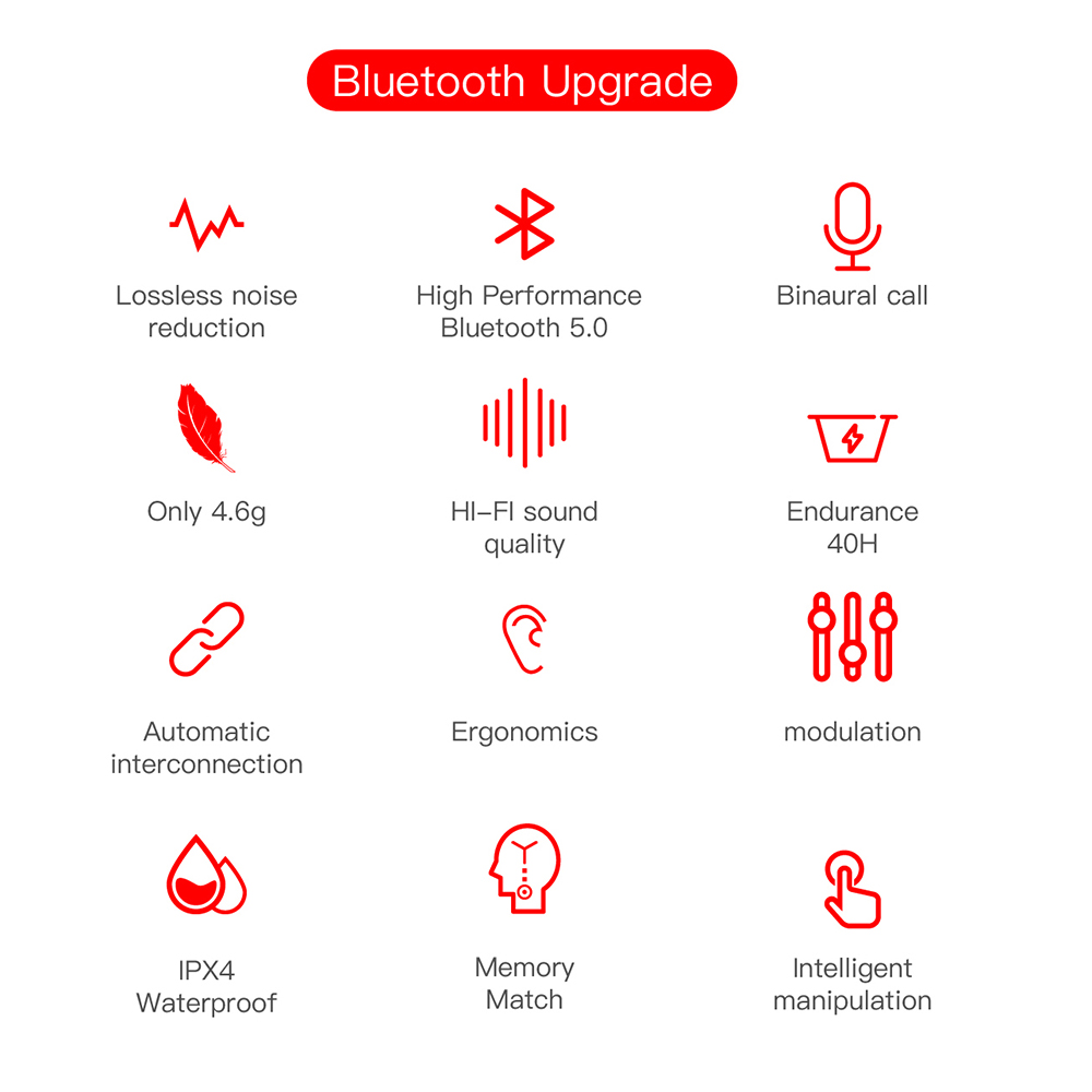 ND41_dS_59428 Słuchawki bluetooth E6s czarny