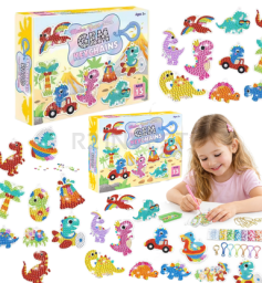 Diamond painting stickers dinosaur