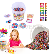 Set of ironing beads 6800pcs bucket