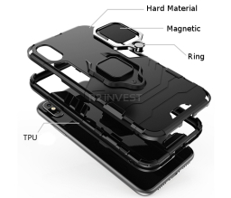 N. Armor Ring iPhone 12/12 Pro (6,1) czarny