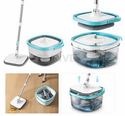 Clean and dirty separation mop bucket