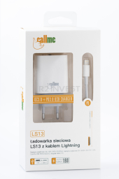 Ładowarka Callme LS13 2 USB PD+QC 3.0 biała z kablem Lightning 18W