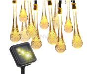 Solar bulb string light 10m 50pcs bulbs