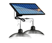 Solar lamp LED double 14,8x6.4cm with night sensor 1200mAh