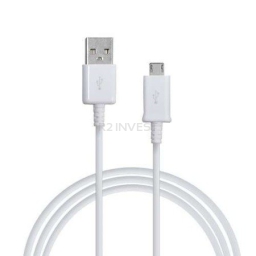 Kabel 1A micro USB biały 1m