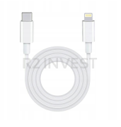 Cable lightning- typ C white 1m 20W