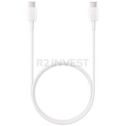 Cable type C- type C white 1m 2A
